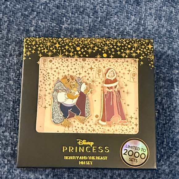 Disney Other - Disney Princess Beauty and the Beast Pin Set